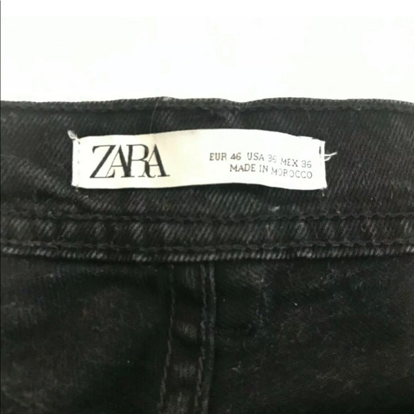 Zara Man black slim fit jeans size 36 - Picture 3 of 5